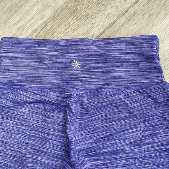 Athlete Blue/Purpleish/White Heathered Leggings Size Small Like New! - Picture 13 of 13